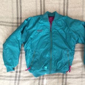Women's Columbia Vintage 90s Neon Retro Ski Jacket